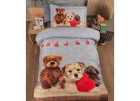 Постельное белье сатин 3D First Choice - Dobi (Турция), подростковый